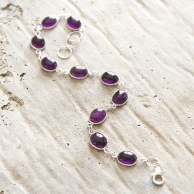 Bijou argent et pierres semi-précieuses