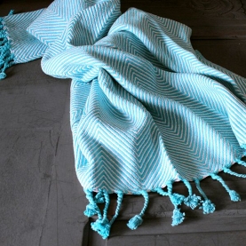 Plaid indien en coton