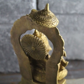 Indian hindu god Ganesh brass statue