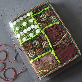 Carnet indien en coton