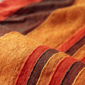 Indian sofa or bed cover orange
