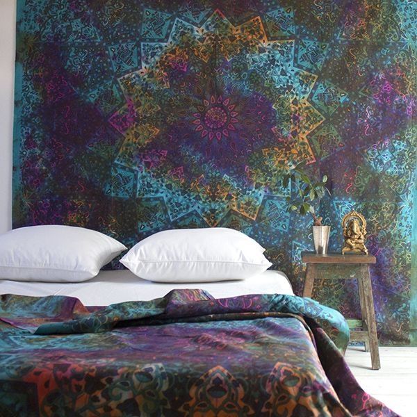Tenture indienne Mandala