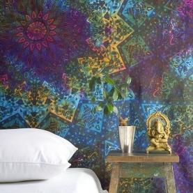 Artisanat indien : tenture murale