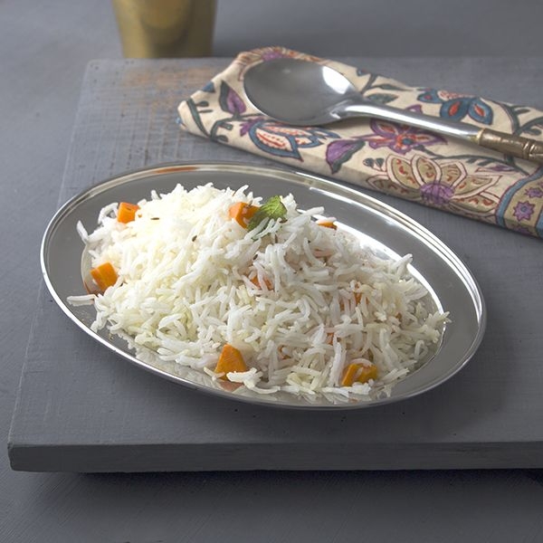 Plat indien pour le riz Biryani en inox L22
