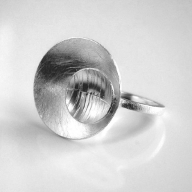 Indian silver ring Planets T58