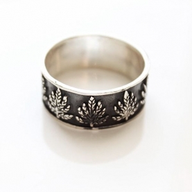 Indian silver ring for man Vanani