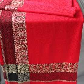 Artisanat indien : écharpe en coton