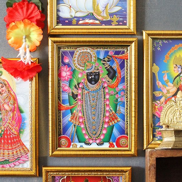 Hindu god frame Shrinath