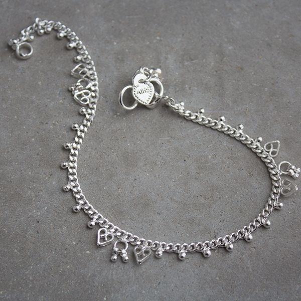 Indian fancy metal anklet Payjeb