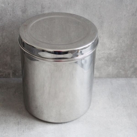 Indian stainless steel box Dabba L