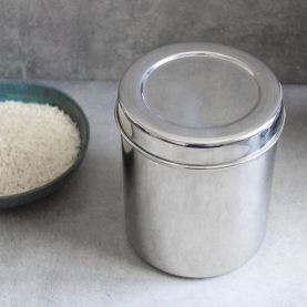 Indian stainless steel box Dabba M