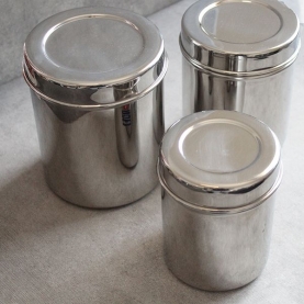 Indian stainless steel box Dabba S