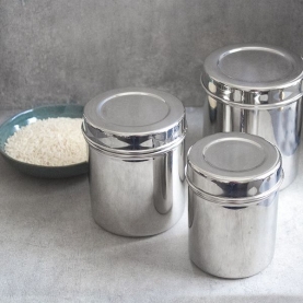 Indian stainless steel box Dabba S