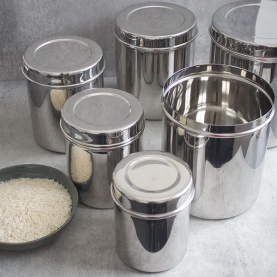Indian stainless steel box Dabba S