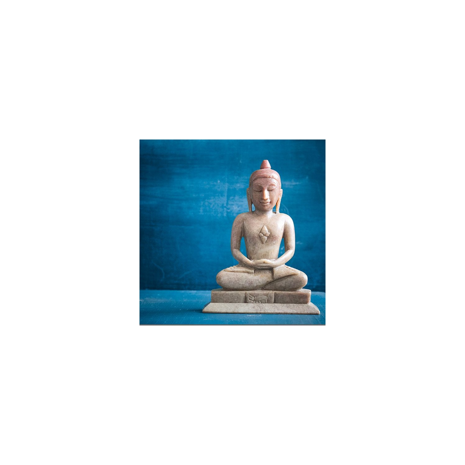 Bouddha indien en marbre