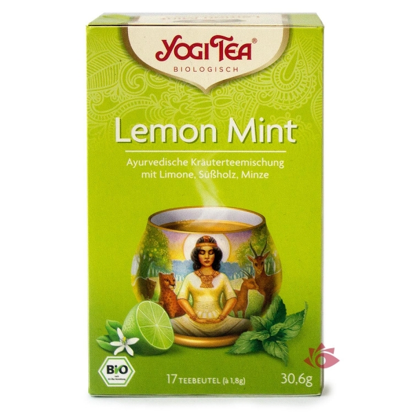 Infusion Yogi Tea menthe et citron vert, par Pankaj boutique indienne