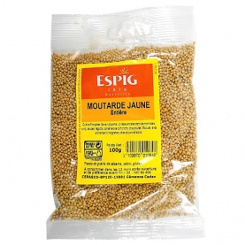 Yellow mustard seeds