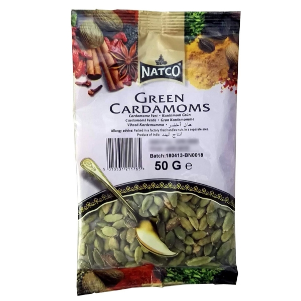 Cardamom seeds Green