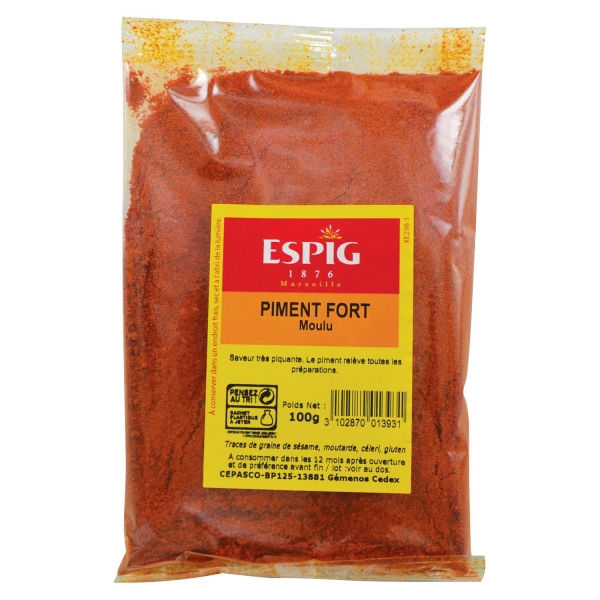 Piment fort de Cayenne moulu