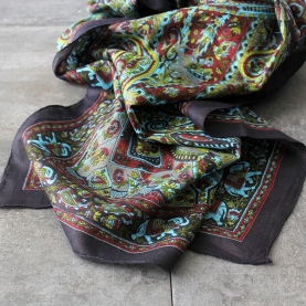 Foulard indien en coton artisanal