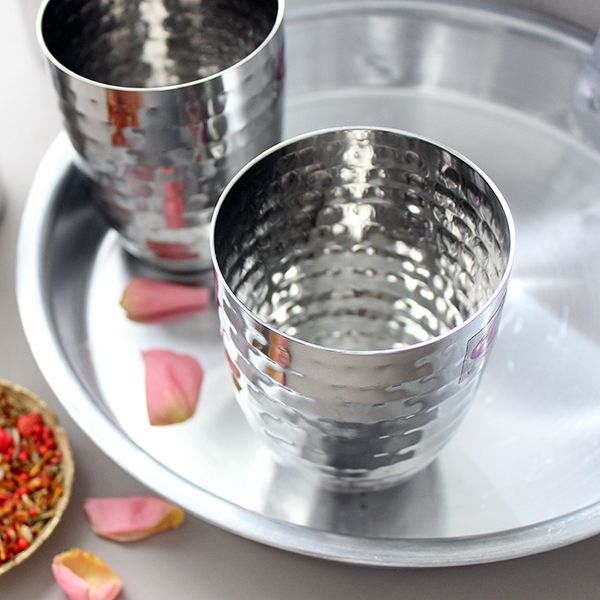 Indian stainless steel glass Dots L9