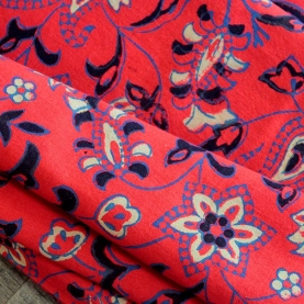 Drap de lit indien en coton imprimé