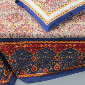 Parure de lit indienne pur coton