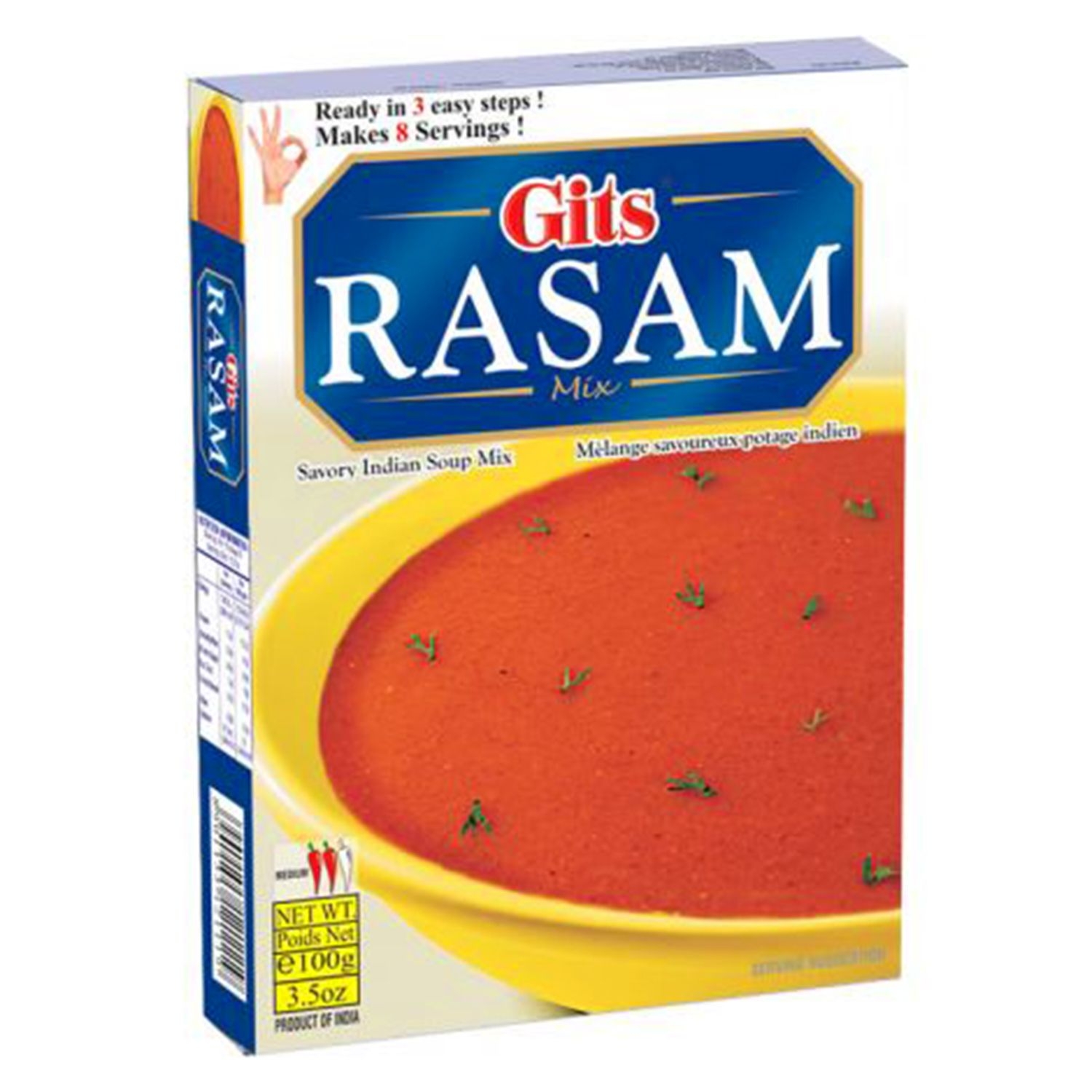 Préparation Rasam Soupe de lentilles indienne 100g