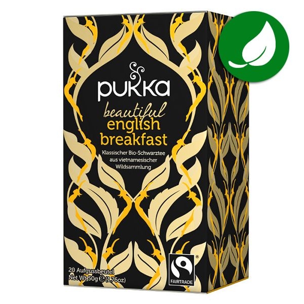 Thé Pukka tea English breakfast biologique
