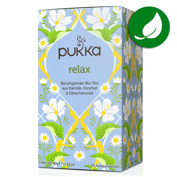 Tisane Pukka tea Relax biologique