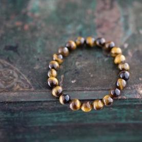 Indian Tiger stone beads bracelet