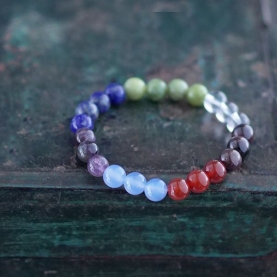 Indian 7 chakras beads bracelet