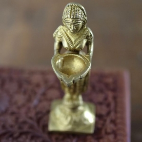 Indian gardien goddess Nag Kanya deepak statue