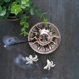 Incense stick stand metal Antic sun