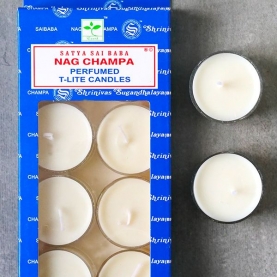 Bougies indiennes parfumées Nag Champa x12