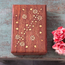Indian handicraft wooden Konirim jewelry box