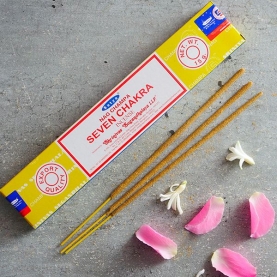 Encens indiens Nag Champa Sept chakra 15g