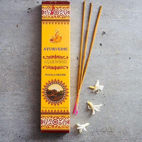 Indian Incense sticks Ayurvedic agarwood 15g