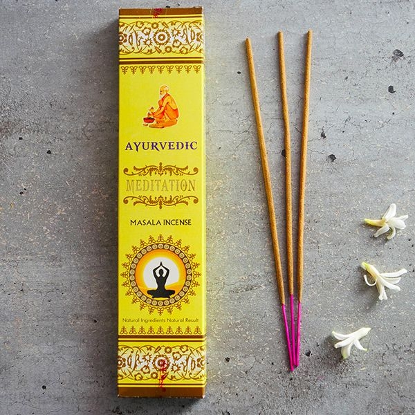 Indian Incense sticks Ayurvedic Meditation 15g