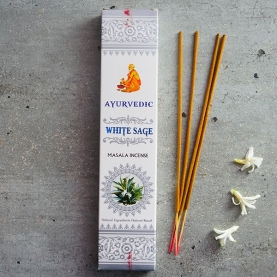 Indian Incense sticks Ayurvedic White sage 15g