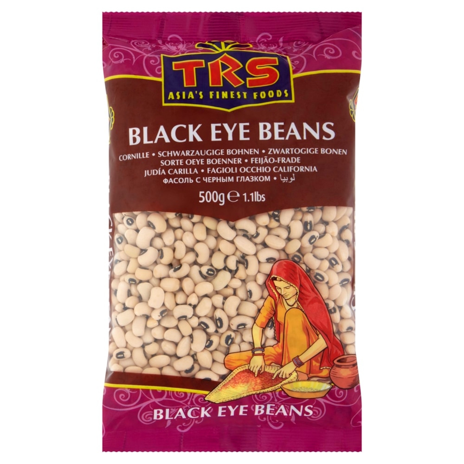 Black eye beans for Indian cuisine 0.5kg