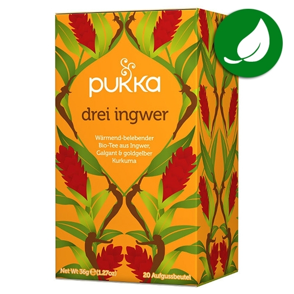 Pukka Tea 3 gingers organic herbals tea