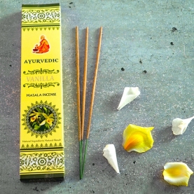 Indian Incense sticks Ayurvedic vanilla 15g
