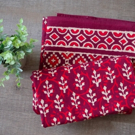 Nappe indienne en coton imprimé