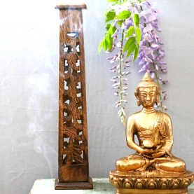 Incense sticks burner Agarbatti wooden tower