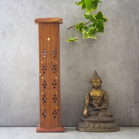 Incense sticks burner Agarbatti wooden tower