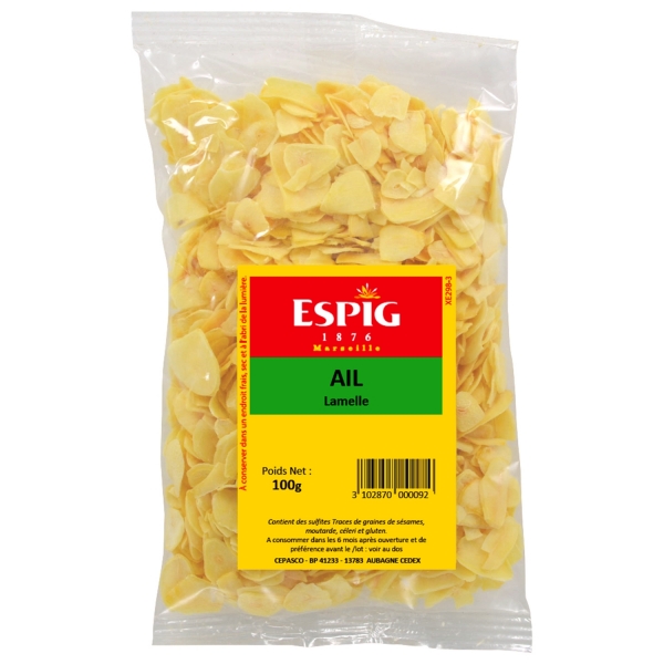 Sliced garlic Spice 100g