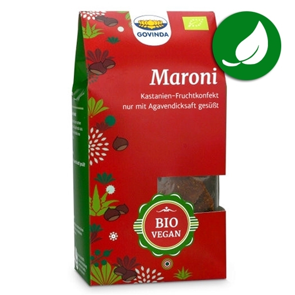 Bonbons végans biologiques aux châtaignes 100g