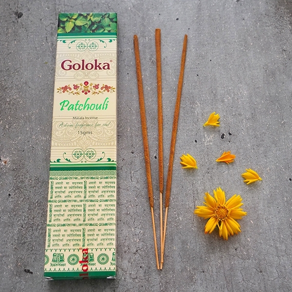 Indian Incense sticks Goloka Patchouli 15g
