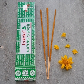 Indian Incense sticks Goloka Basil 15g